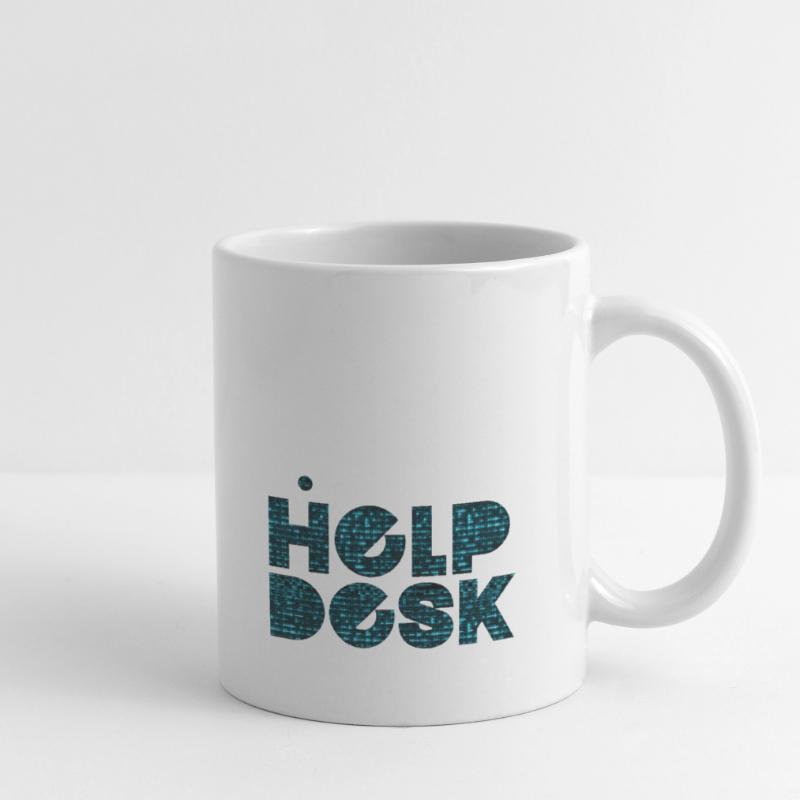 Helpdesk IT-Support-Geek Computer-Computer-Geek Tasse