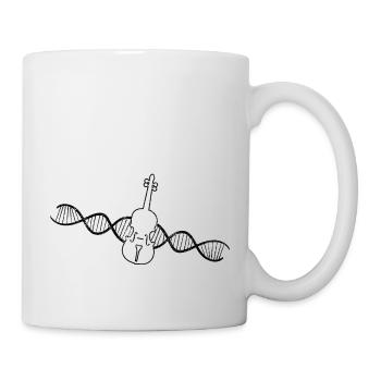 Violon Violon Orchestre de Musique Violoniste - Mug blanc - blanc - Droite