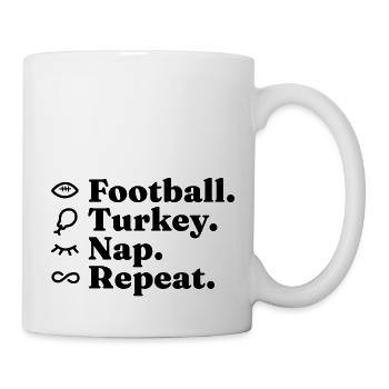 Entraîneur de football Fan de football Football américain - Mug blanc - blanc - Droite