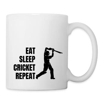 Cricket Slogan Cadeau Cricket Fan Team Cricket - Mug blanc - blanc - Droite