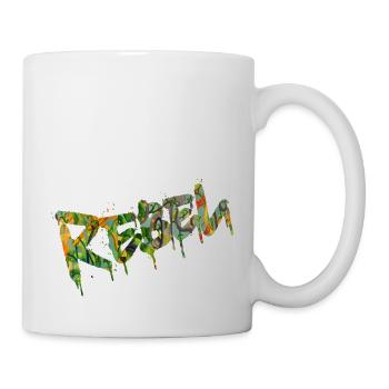 Rebel Rebels Lustige Retro Musik Hip Hop Rocknroll - Tasse - Weiß - Rechts
