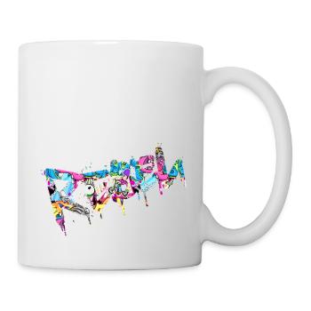 Rebel Rebels Lustige Retro Musik Hip Hop Rocknroll - Tasse - Weiß - Rechts