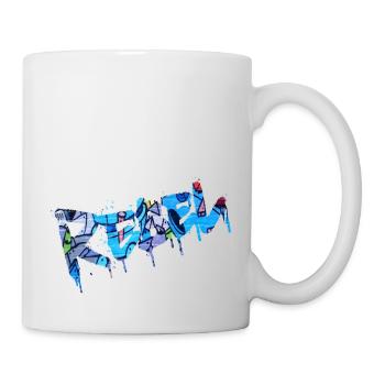 Rebel Rebels Lustige Retro Musik Hip Hop Rocknroll - Tasse - Weiß - Rechts