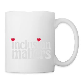 inclusion matters Logo Quote - Mug - white - Right
