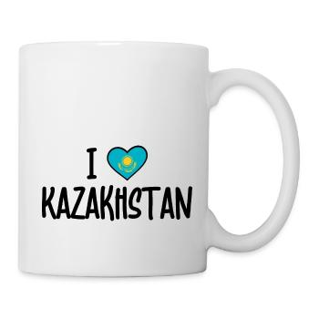 i love kazakhstan - Tasse - Weiß - Rechts