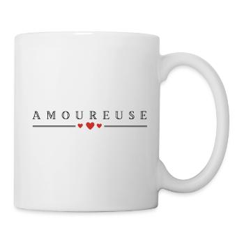 Amoureuse - Mug blanc - blanc - Droite
