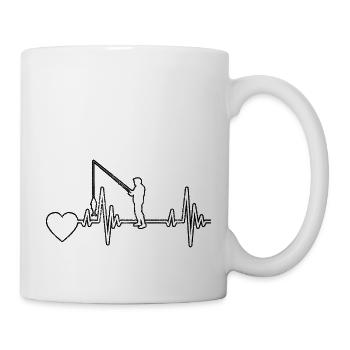 Pêche Hameçons Pêche Pêche Pêche Pêche - Mug blanc - blanc - Droite