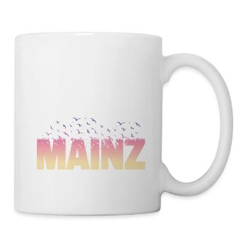 Mainz Germany City Font Birds Skyline - Mug - white - Right
