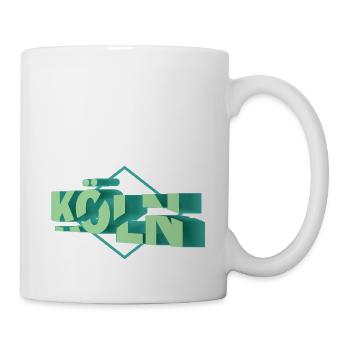 Cologne Germany City 3D Font Skyline - Mug - white - Right