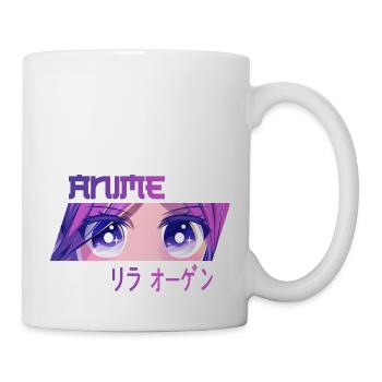 Anime violette Augen Anime violet eyes - Tasse - Weiß - Rechts