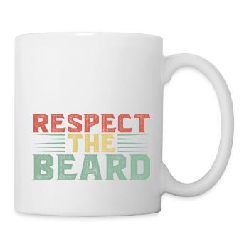 Respect the Beard - Tasse - Weiß - Rechts