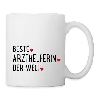 Arzthelferin - Tasse - Weiß - Rechts