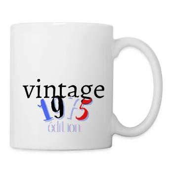 vintage - Mug blanc - blanc - Droite