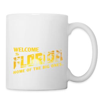 Chasseur d’alligators, bienvenue à la chasse aux alligators en Floride - Mug blanc - blanc - Droite