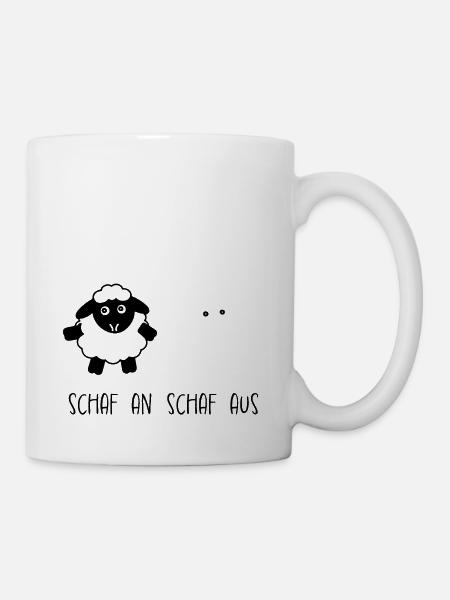 Lustiges Schaf an Schaf aus Informatiker Shirt - Tasse - Weiß
