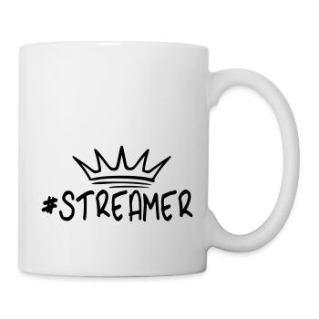 Streamer social media king - Mug - white - Right