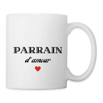 parrain d'amour - Mug blanc - blanc - Droite