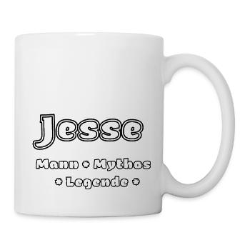Jesse - der Mann, der Mythos, die Legende - Tasse - Weiß - Rechts