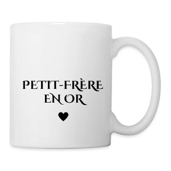 petit-frère en or - Mug blanc - blanc - Droite