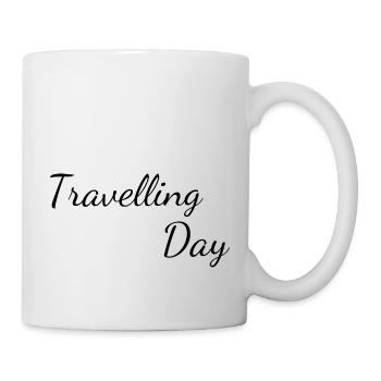 Travelling day - Mug blanc - blanc - Droite