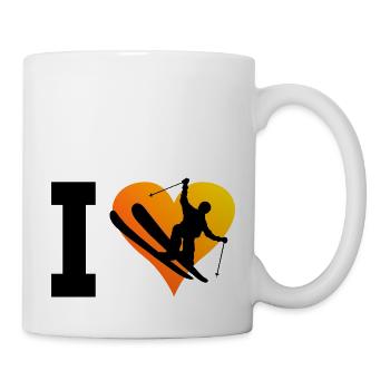 Ski Freestyle Damen Slopestyle Freestyle Ski - Tasse - Weiß - Rechts