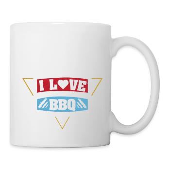 J’ADORE LE BARBECUE BARBECUE - Mug blanc - blanc - Droite