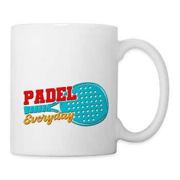 Padel Paddle Raquette Tennis Sport I Cadeau - Mug blanc - blanc - Droite
