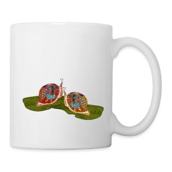 Escargots - Mug blanc - blanc - Droite