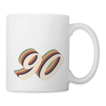 90th anniversary vintage - Mug - white - Right