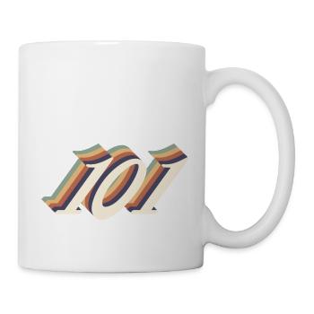 Jahrgang zum 101-jährigen Jubiläum - Tasse - Weiß - Rechts