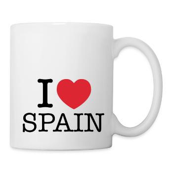 J’aime l’Espagne | J’aime l’españa | I Coeur Espagne - Mug blanc - blanc - Droite