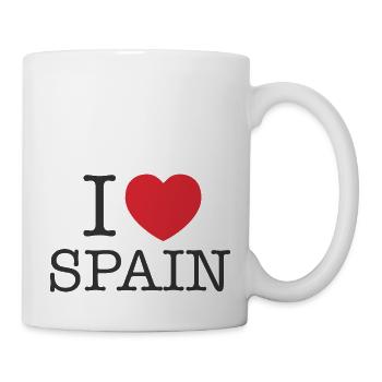 J’aime l’Espagne | J’aime l’españa | I Coeur Espagne - Mug blanc - blanc - Droite