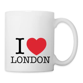 J’adore Londres | J’adore LDN | I Heart Londres - Mug blanc - blanc - Droite