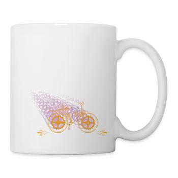 Marathon Triathlon Running Jogging Biking Cycling - Mug - white - Right
