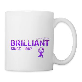 Brilliant since 1987 - Tasse - Weiß - Rechts