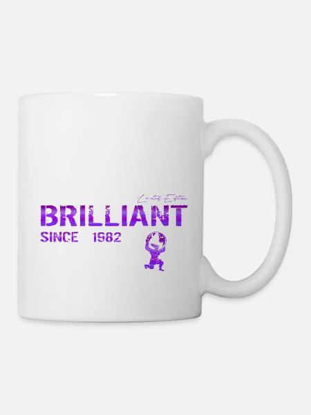 Brilliant since 1982 - Tasse - Weiß