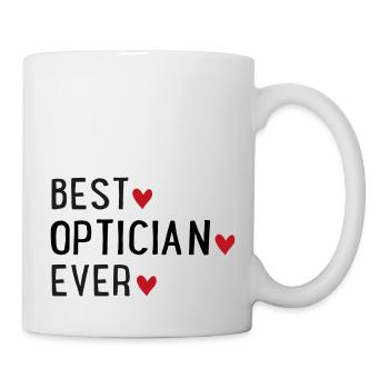 Opticien - Mug blanc - blanc - Droite