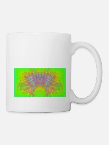 Mandelbrot-Adler - Tasse - Weiß