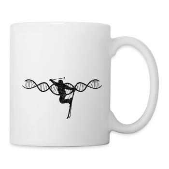 Skiing Ski Design Skier Ski Skiing Outfit - Mug - white - Right