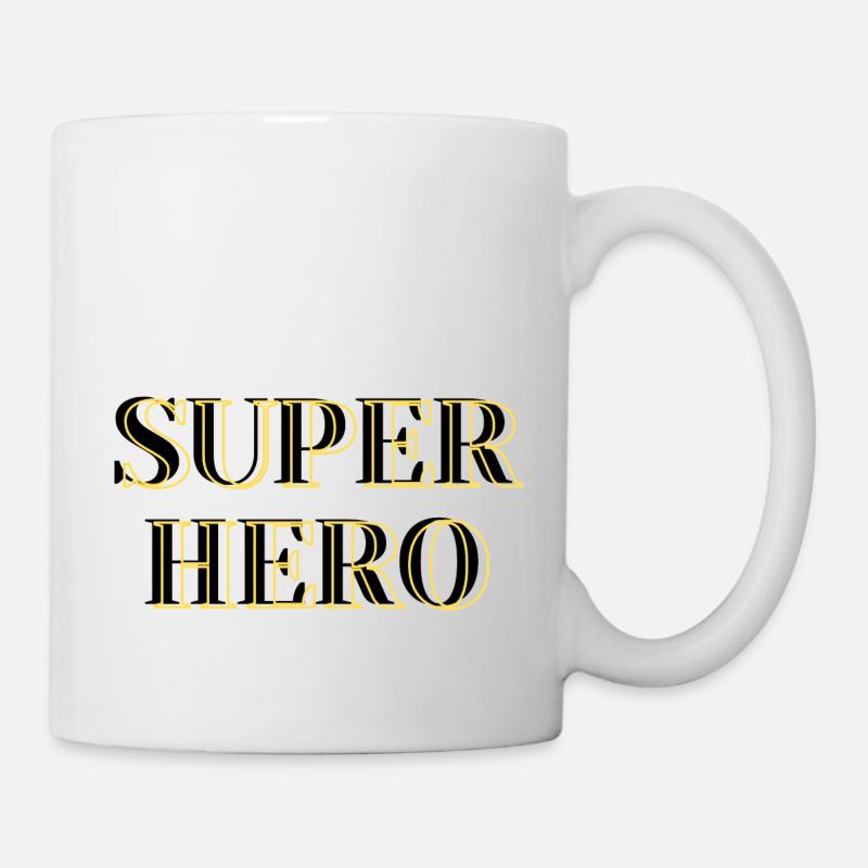 Super-héros - Mug blanc - blanc