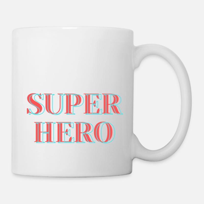 Super-héros - Mug blanc - blanc