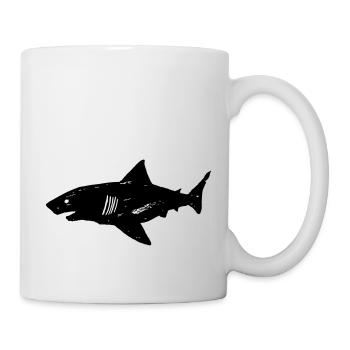 Shark (no1) - vector - Mug blanc - blanc - Droite