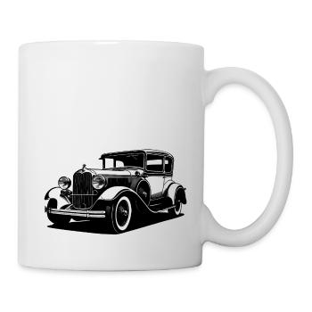 Oldtimer Motiv - Tasse - Weiß - Rechts