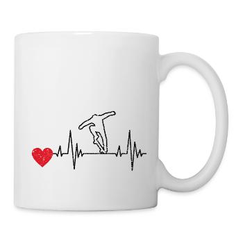 Skateboard Skate Fan Skater Skateboarding Skating - Mug - white - Right