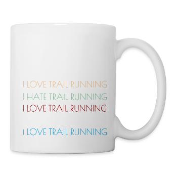 Trail Runner Running Jogging Jogger I Gift - Mug blanc - blanc - Droite