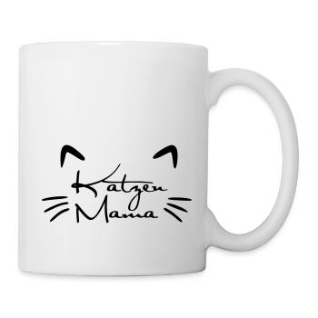 Katzen Mama - Tasse - Weiß - Rechts