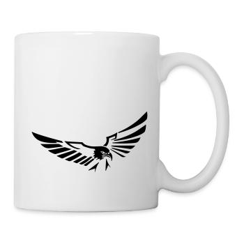 flying eagle opening its wings - 20 - Mug - white - Right