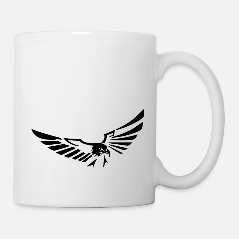 Flying Eagle öffnet seine Flügel - 20 - Tasse - Weiß