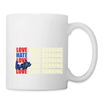 Trail Runner Running Jogging Jogger I Gift - Mug - white - Right