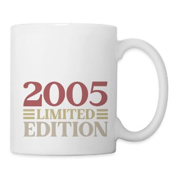 Anniversaire 2005 Limited Edition Rétro Cadeau - Mug blanc - blanc - Droite
